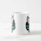 Brew-Healy Morning Coffee Mountainと自然 コーヒーマグカップ (中央)