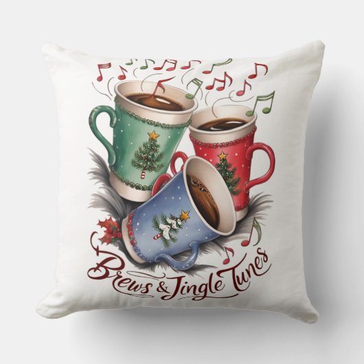Brew&jingle tunes クッション (正面)