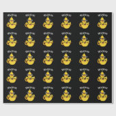 Brew-nana おもしろい Banana Pun Dark BG ラッピングペーパー (フラット)