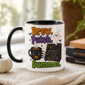 Brew. Patch. Summon. – Halloween Synth Nerd マグカップ