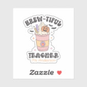 Brew-tiful Teacher Halloween– Custom Teacher Gift シール (シート)