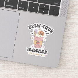 Brew-tiful Teacher Halloween– Custom Teacher Gift シール
