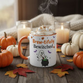 Brew-tifully Bewitched Cute Ghost Halloween Coffee マグカップ