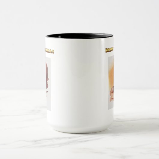 Brew Time Polkas Classic Mug, 11 oz マグカップ (中央)