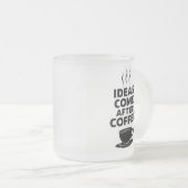 Brewed Brilliance フロストグラスマグカップ (正面右)