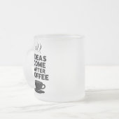 Brewed Brilliance フロストグラスマグカップ (正面左)