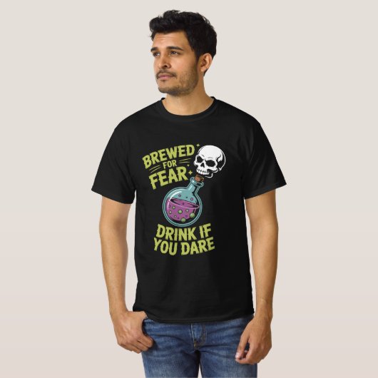 Brewed For Fear Potion Bottle T-Shirt Tシャツ (正面フル)