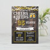 Brewery Birthday Cheers and Beers to 35 Years 招待状 (スタンド正面)