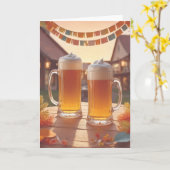 Brewery Birthday Wishes カード (黄色い花)