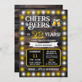 Brewery Surprise Cheers and Beers to 23 Years 招待状 (正面/裏面)