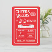 Brewery Surprise Cheers and Beers to 90 Years 招待状 (スタンド正面)