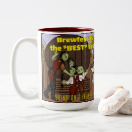 Brewfestが最も最高の人気: ツートーンマグカップ