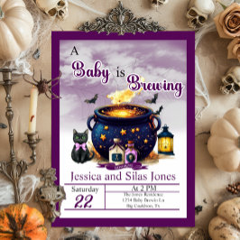 Brewing A Baby Invitation 招待状