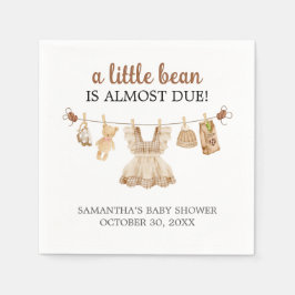 Brewing Coffee Baby Shower スタンダードカクテルナプキン