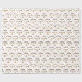 Brewing Coffee Baby Shower ラッピングペーパー (フラット)