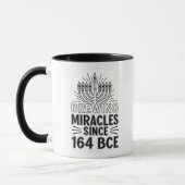 Brewing Miracles Since 164 BCE Hanukkah Jewish  マグカップ (左)