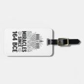 Brewing Miracles Since 164 BCE Hanukkah Jewish  ラゲッジタグ (正面横)