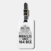 Brewing Miracles Since 164 BCE Hanukkah Jewish  ラゲッジタグ (正面縦)