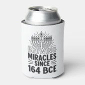 Brewing Miracles Since 164 BCE Hanukkah Jewish  缶クーラー (缶正面)