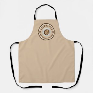 Brewmaster、パーソナライズされたCoffee、Cappuccino、Khaki エプロン