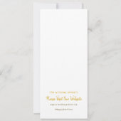 Brews Before I Do's婚約パーティ 招待状 (裏面)