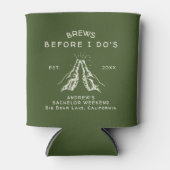Brews Before I Do's バチェラー・パーティー オリジナルデザイン 缶クーラー (正面)