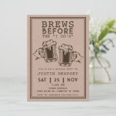Brews Before I Do's バチェラー・パーティー・ブルワリー 招待状 (スタンド正面)