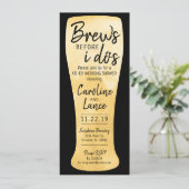 Brews Before I Do's Co-Edウェディングシャワー 招待状 (スタンド正面)