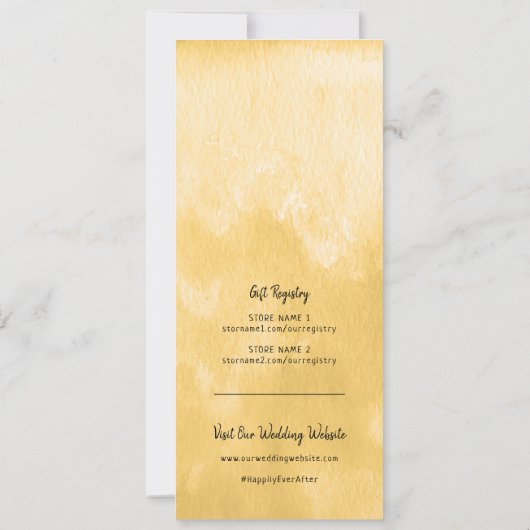 Brews Before I Do's Co-Edウェディングシャワー 招待状 (裏面)