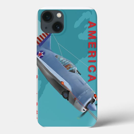 BrewsterのバッファローのiPadの場合 Case-Mate iPhoneケース (裏面)