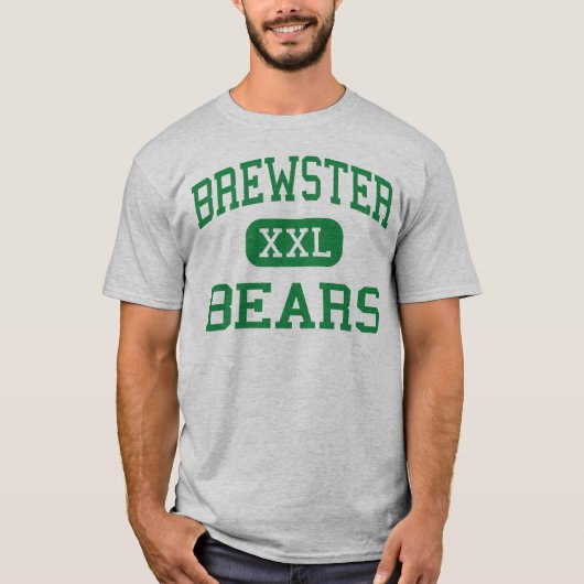 Brewster -くま-高等学校- Brewsterニューヨーク Tシャツ (正面)