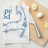 Brewster MAの新しい家のための引っ越し祝いパーティーギフト キッチンタオル (四つ折り)