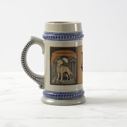 Brewtiful Golden Retriever Beer Stein   ビールジョッキ (左)