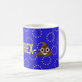 "#Brex-💩"のBrexitのマグ コーヒーマグカップ (正面右)