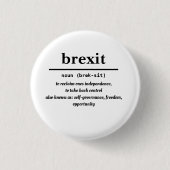 brexitのバッジ 缶バッジ (正面)