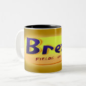 brexitのweetabixのミームのマグ ツートーンマグカップ (正面左)