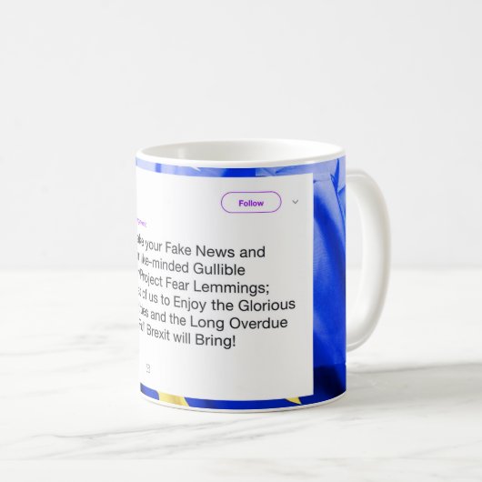 Brexitは哲学のマグに寄与します コーヒーマグカップ (正面右)