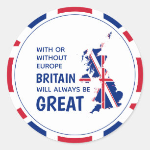 BREXITイギリス常素晴らしに愛国連合ジャック ラウンドシール