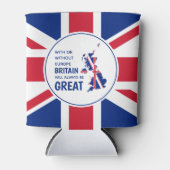 BREXITイギリス常素晴らしに愛国連合ジャック 缶クーラー (正面)