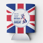 BREXITイギリス常素晴らしに愛国連合ジャック 缶クーラー (裏面)