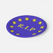 Brexitインスパイア紙皿 ペーパープレート (アングル)