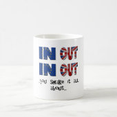 Brexitキーのキー コーヒーマグカップ (中央)