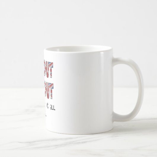 Brexitキーのキー コーヒーマグカップ (右)