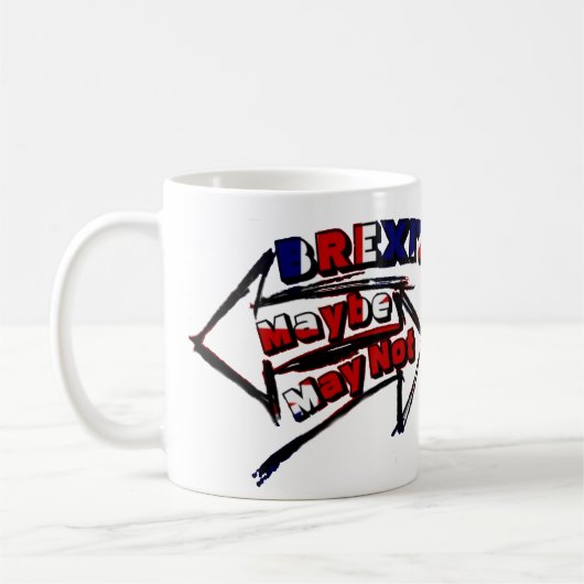 Brexitコーヒーカップまたはティーマグカップ コーヒーマグカップ (左)