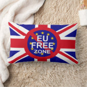 Brexitサポーター ランバークッション (ブランケット)