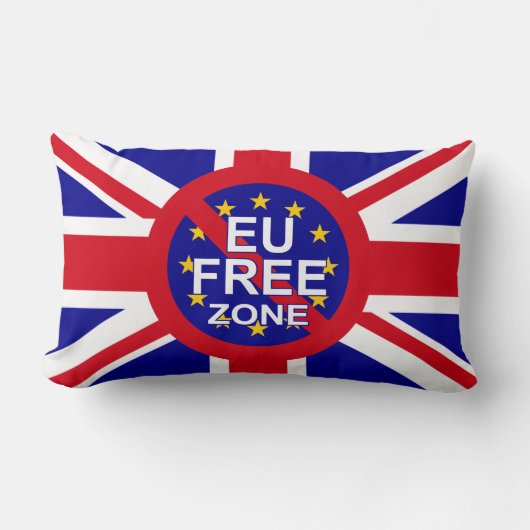 Brexitサポーター ランバークッション (正面)