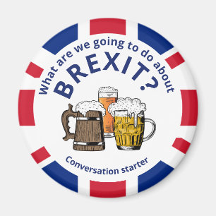BREXITユニオンジャック会話スターター'冷蔵庫 マグネット