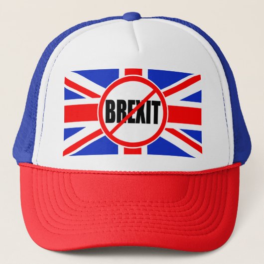 "BREXIT無し" キャップ (正面)
