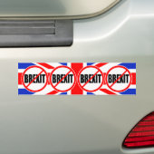 "BREXIT無し" バンパーステッカー (車上)