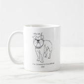 Brexit犬のマグにそれの責任にして下さい コーヒーマグカップ (左)